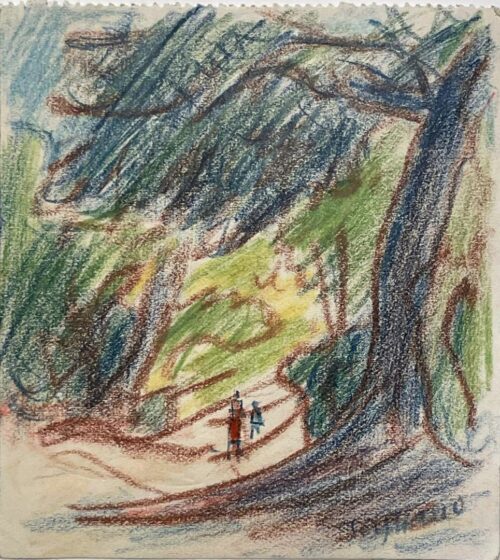 Seyssaud - Spaziergang unter Bäumen