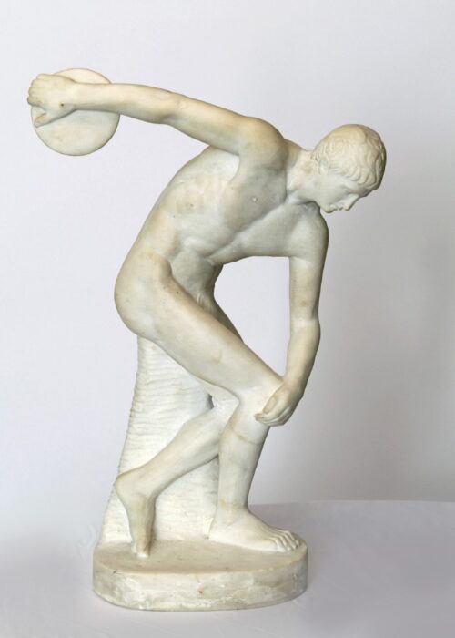 Alabaster discus thrower