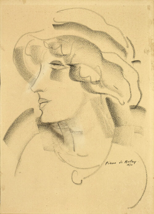 De Belay – Woman in Profile with Hat