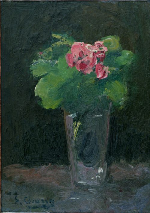 Charmy – Geranium in a Glass Vase