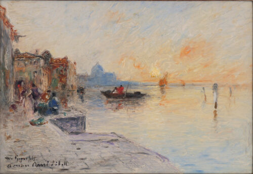 Gegerfeldt – View across the lagoon to Santa Maria della Salute, Venice
