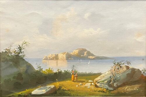 Islote rocoso frente a la costa